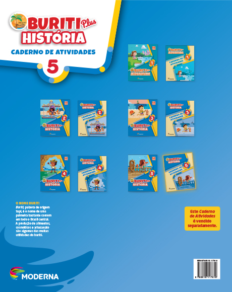 Caderno - Buriti Plus História 5 - verso